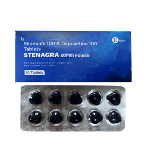 藍鑽超級雙效偉哥威而鋼 Stenagra super power Sildenafil 100 & Dapoxetine 100香港現貨正品