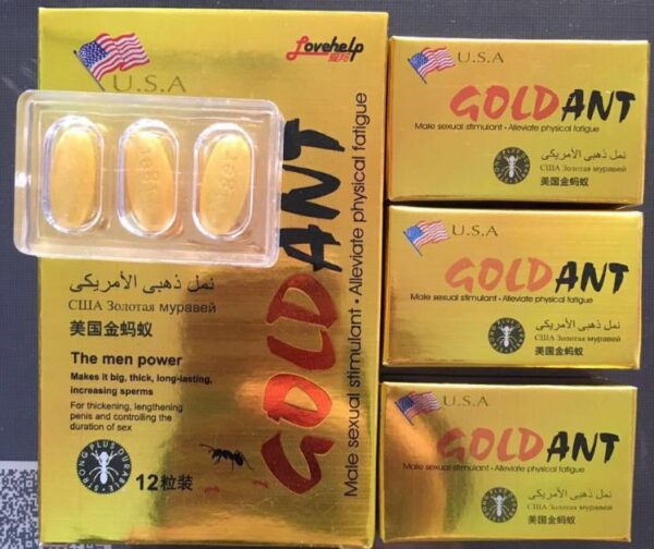 美國金螞蟻 Gold Ant 治療陰莖短小 早洩 陽痿 香港正品現貨 - Image 2
